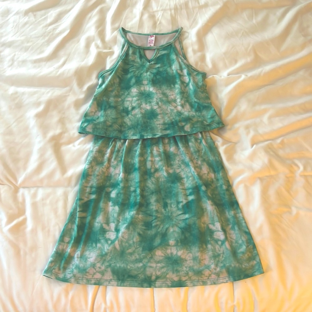 Teal Justice dress, size 10, good condition
